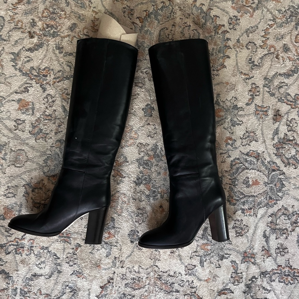 J.Crew Tall Black boots size 7